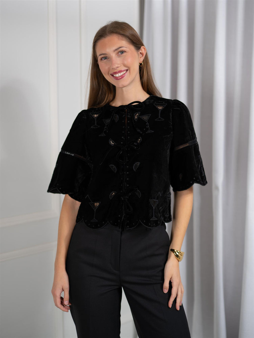 Fabienne Chapot Roarie Top Black