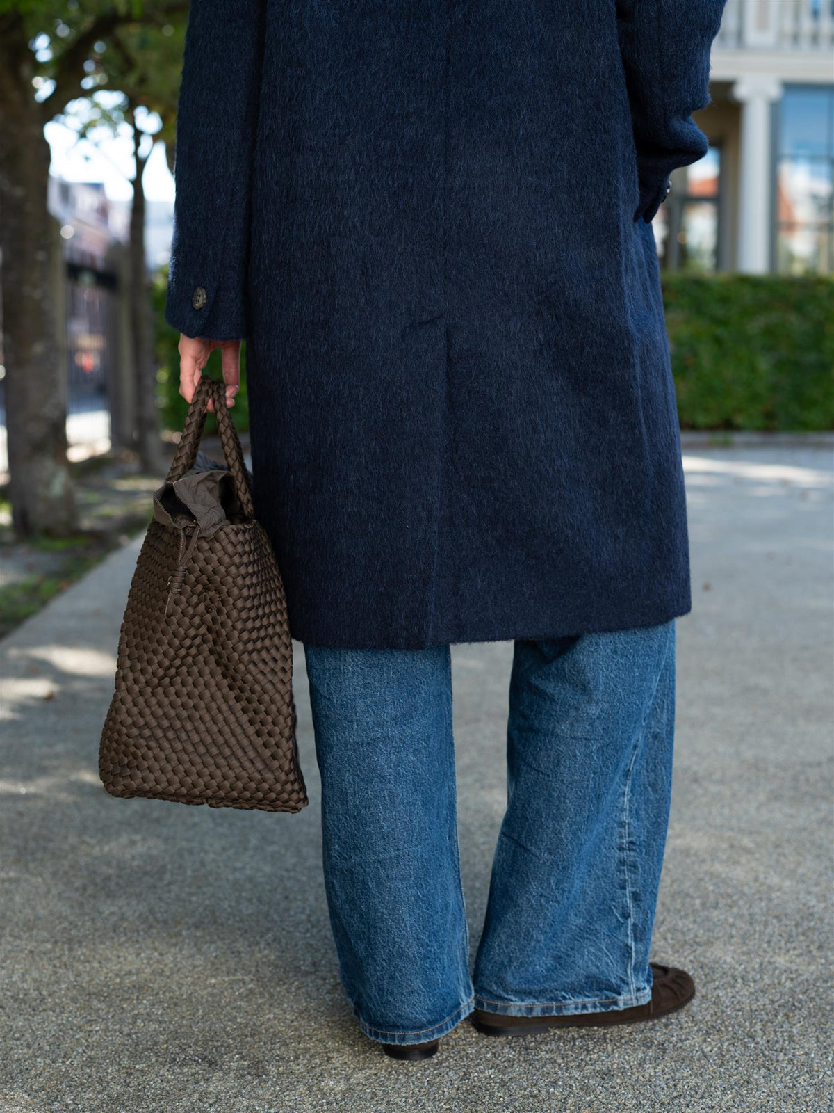 Mohair Coat Anke Medium Blue