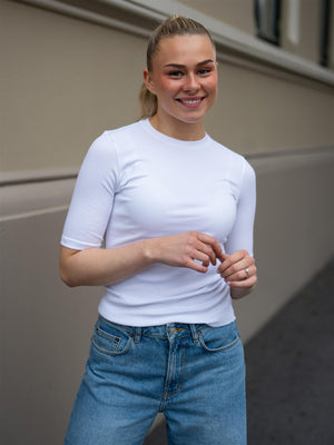 Julie Josephine Marianne Rib tee White