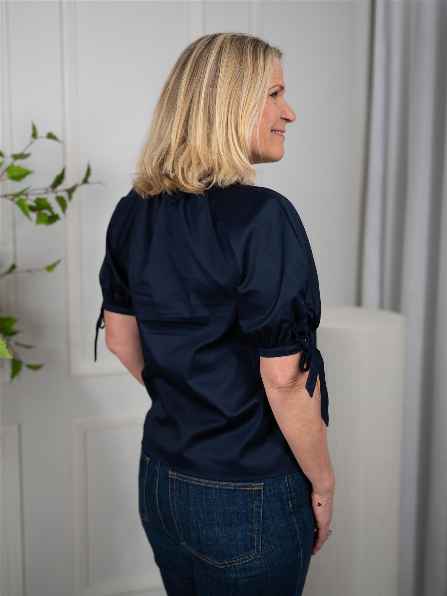 Camilla Pihl Liza Blouse Navy