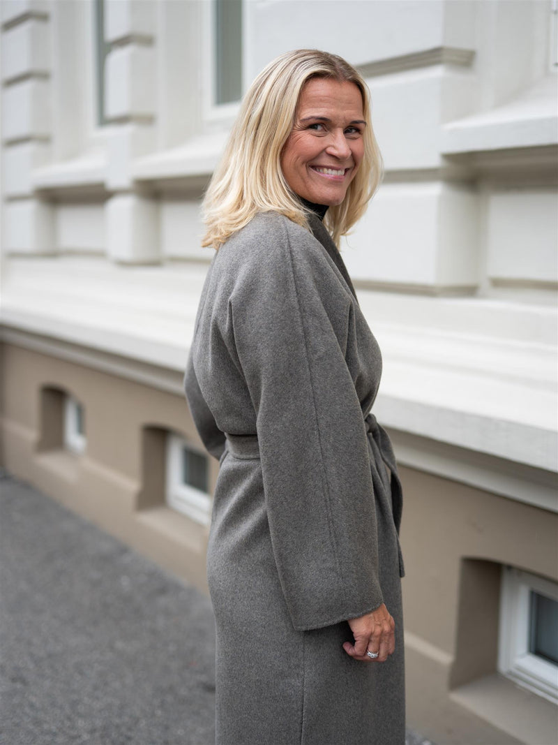 Christian Aks Petra Wool Coat Wood