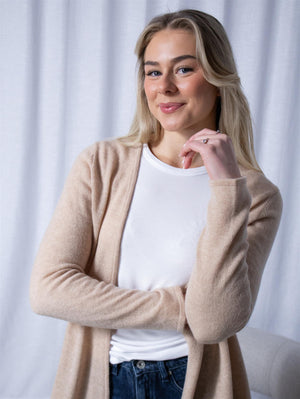 Dear Dharma Breeze Cardi Beige Melange