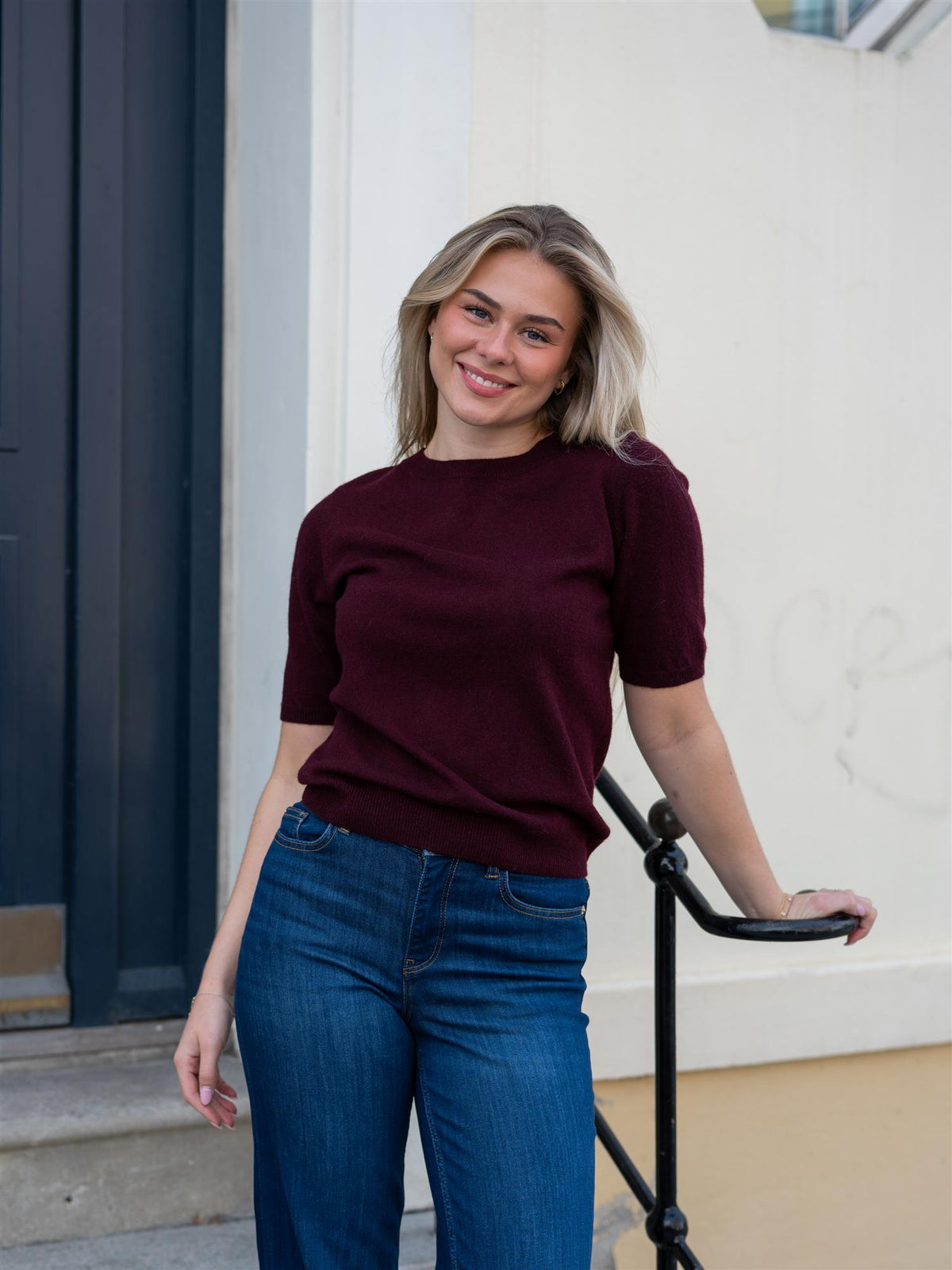 Dear Dharma Marthe Tee Aubergine