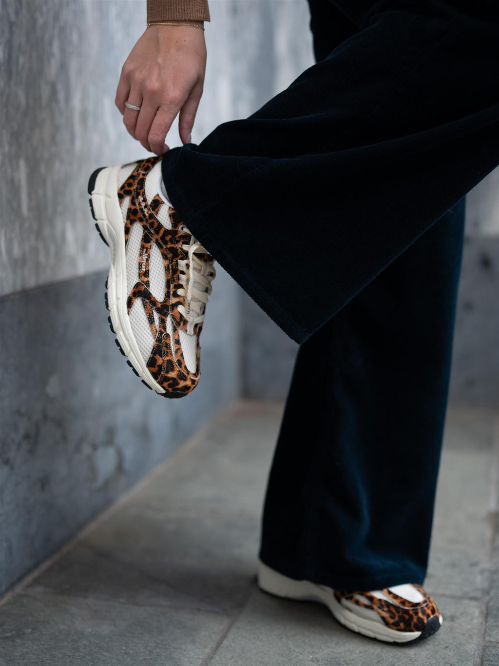 Mercer The Re Run Leopard Off White
