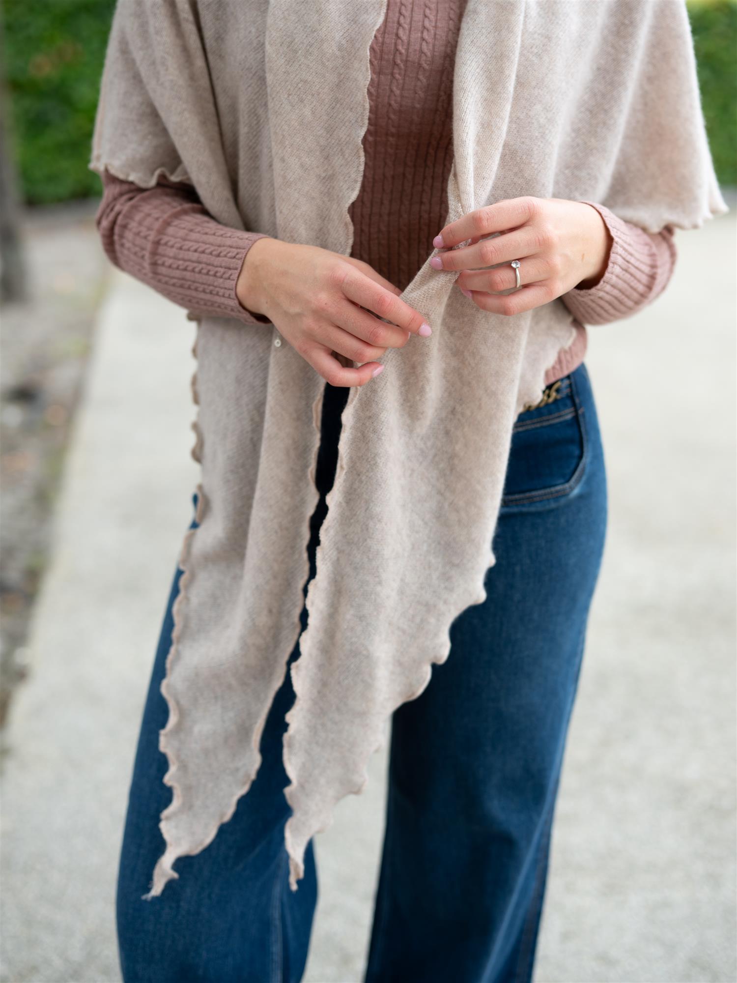 Triangle Scarf Sand
