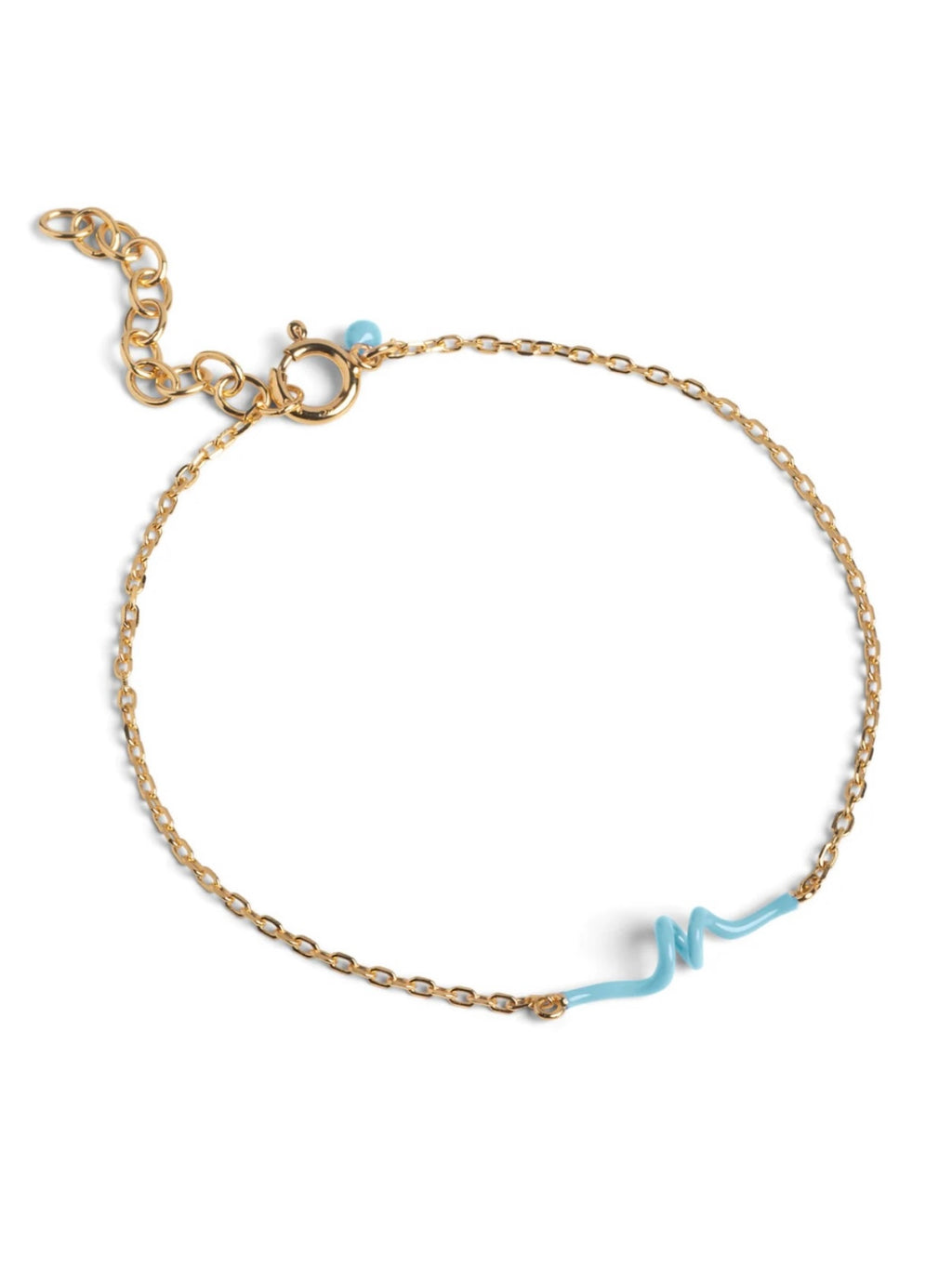 Enamel Bracelet Twist Icy Blue