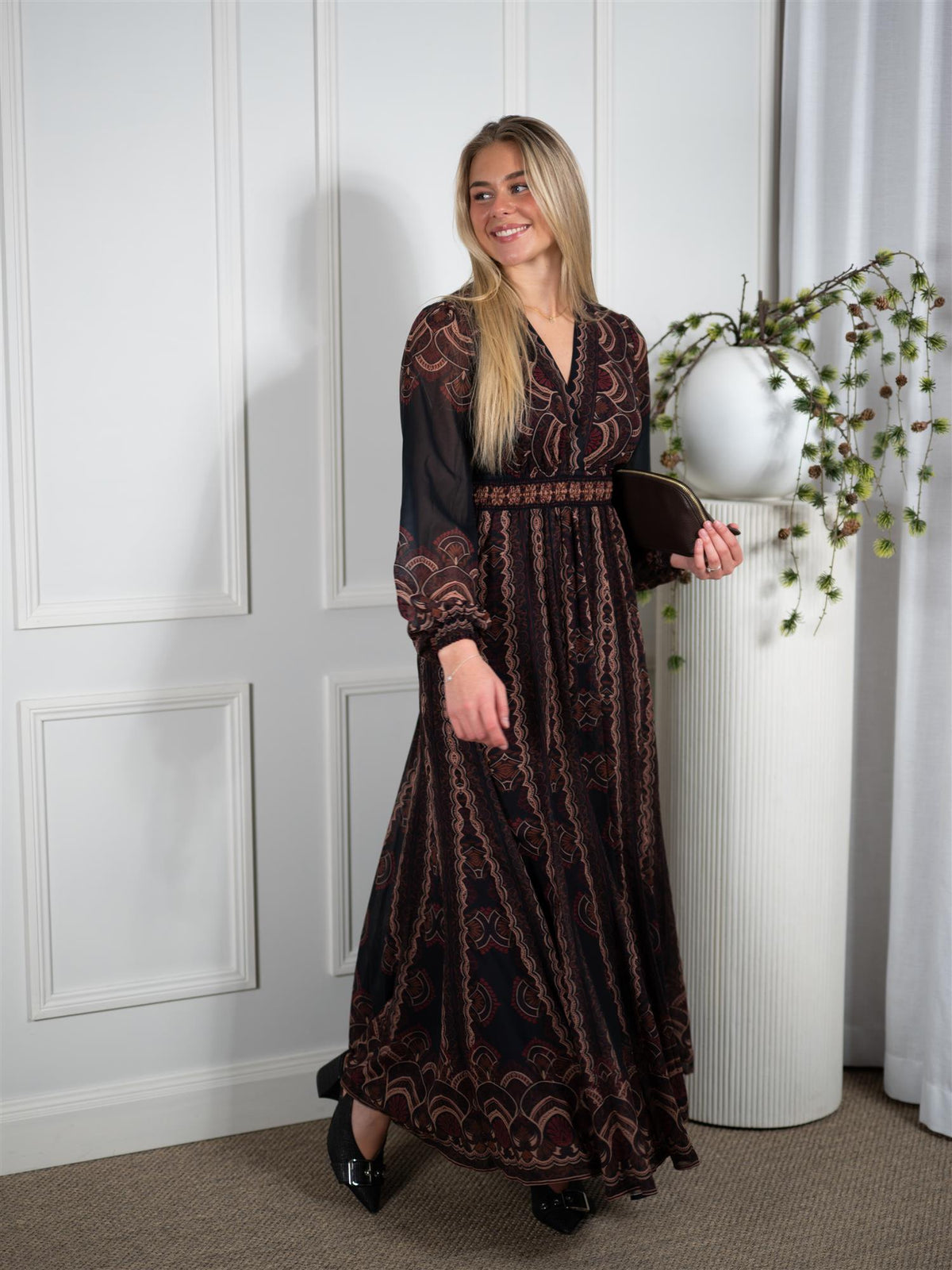 Iselda Dress Plum