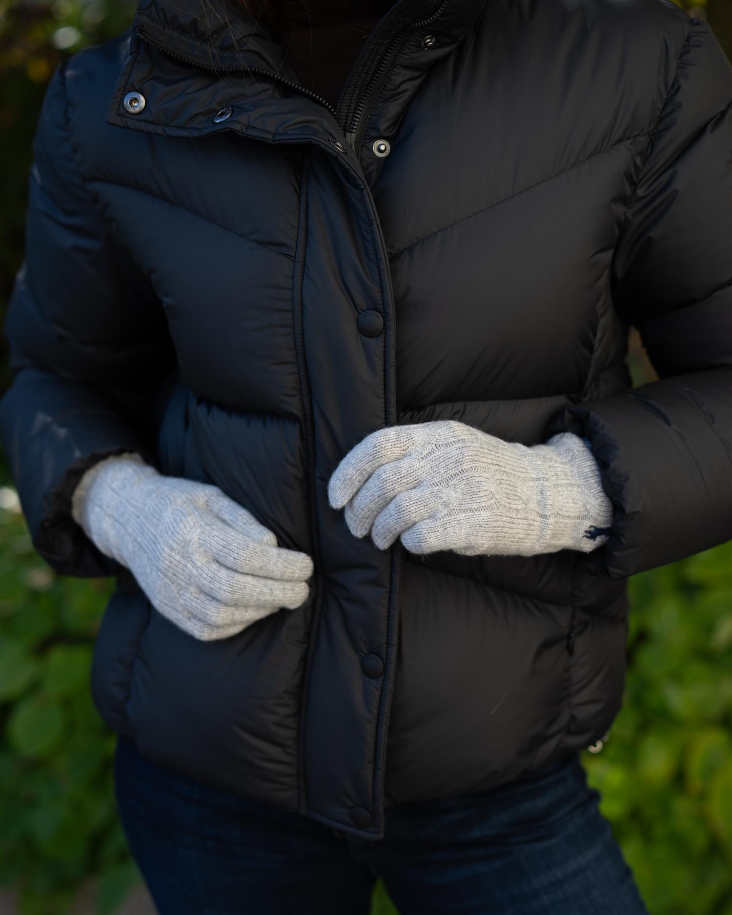 W Cs Cls Cbl-Glove  Soft Grey