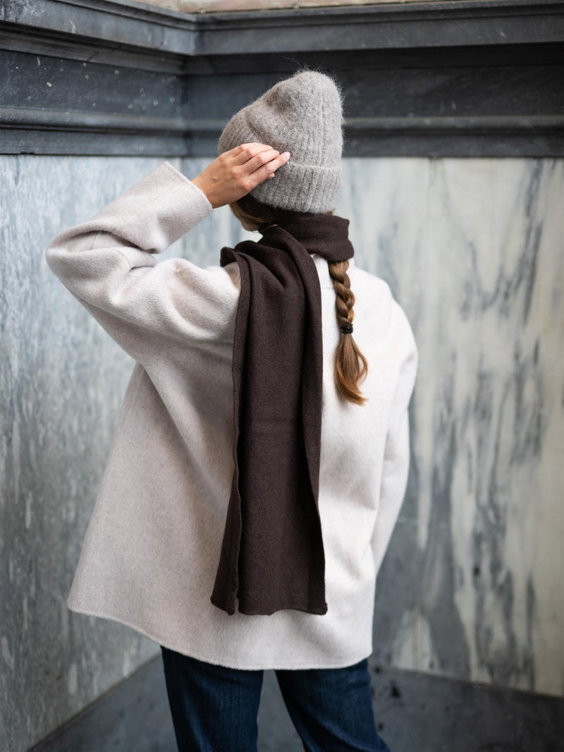 Camilla Pihl Babette Scarf Dark Brown