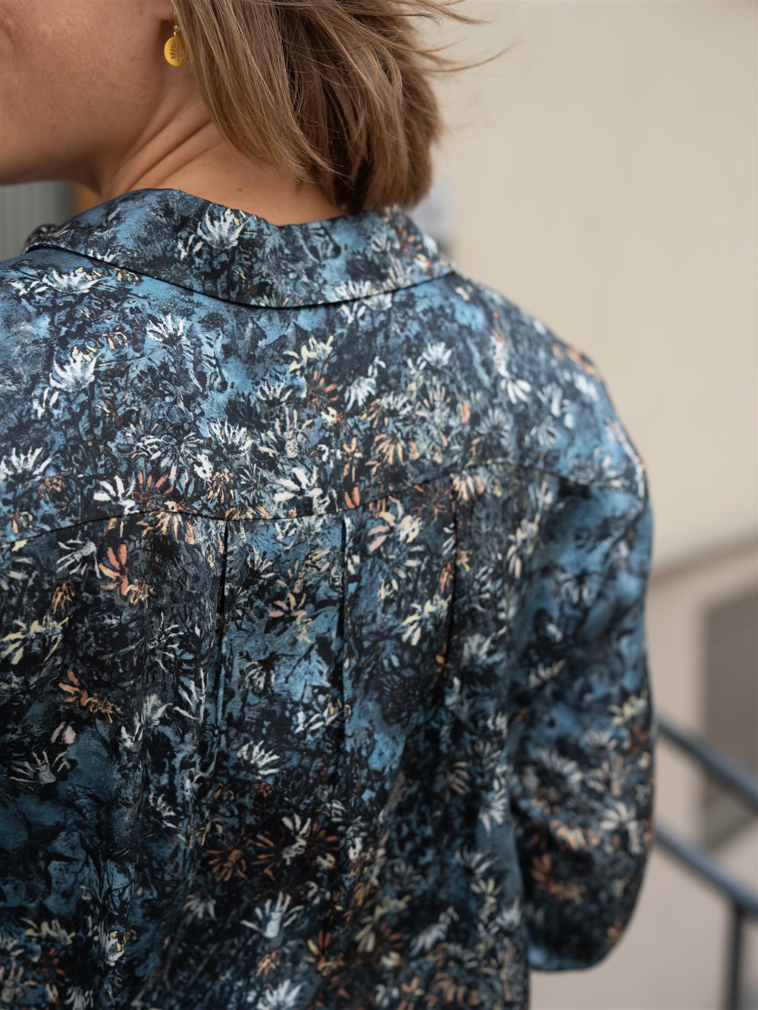 Munthe Vignette Print Blue