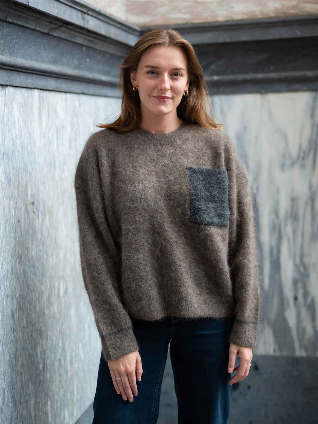 Mos Mosh Alila Mohair Knit Falcon