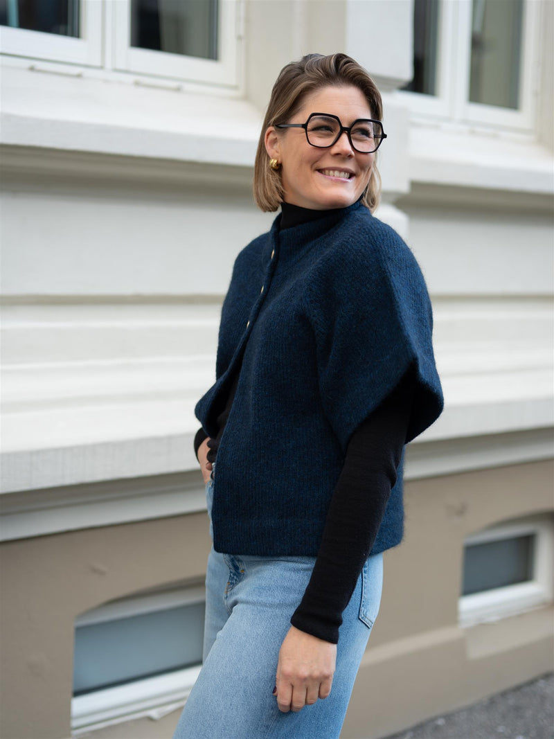 Busnel Vilanie Cardigan Darkblue Melange