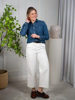 Polo Slim Fit Denim Shirt Merced Wash