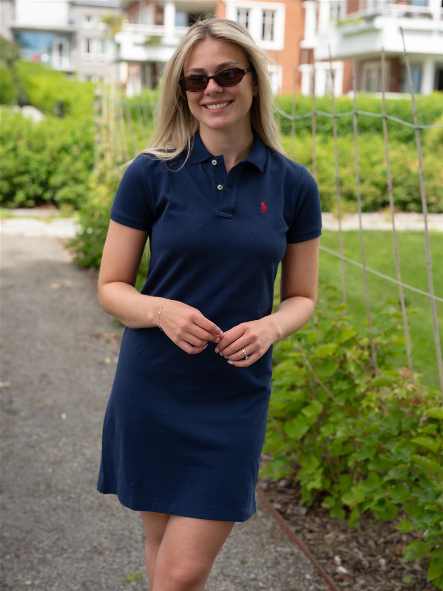 Polo Lcy Drs-Short Sleeve-Casual Dress