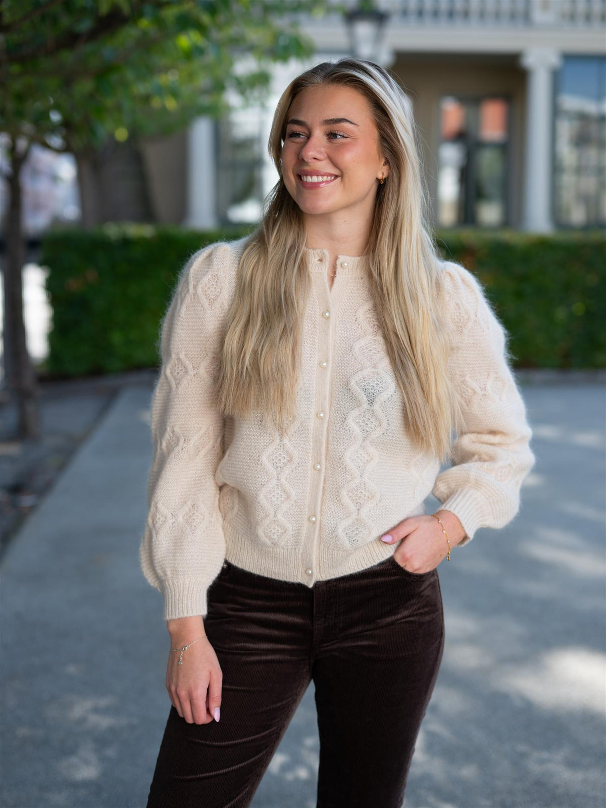 Emmy Cardigan Winter White