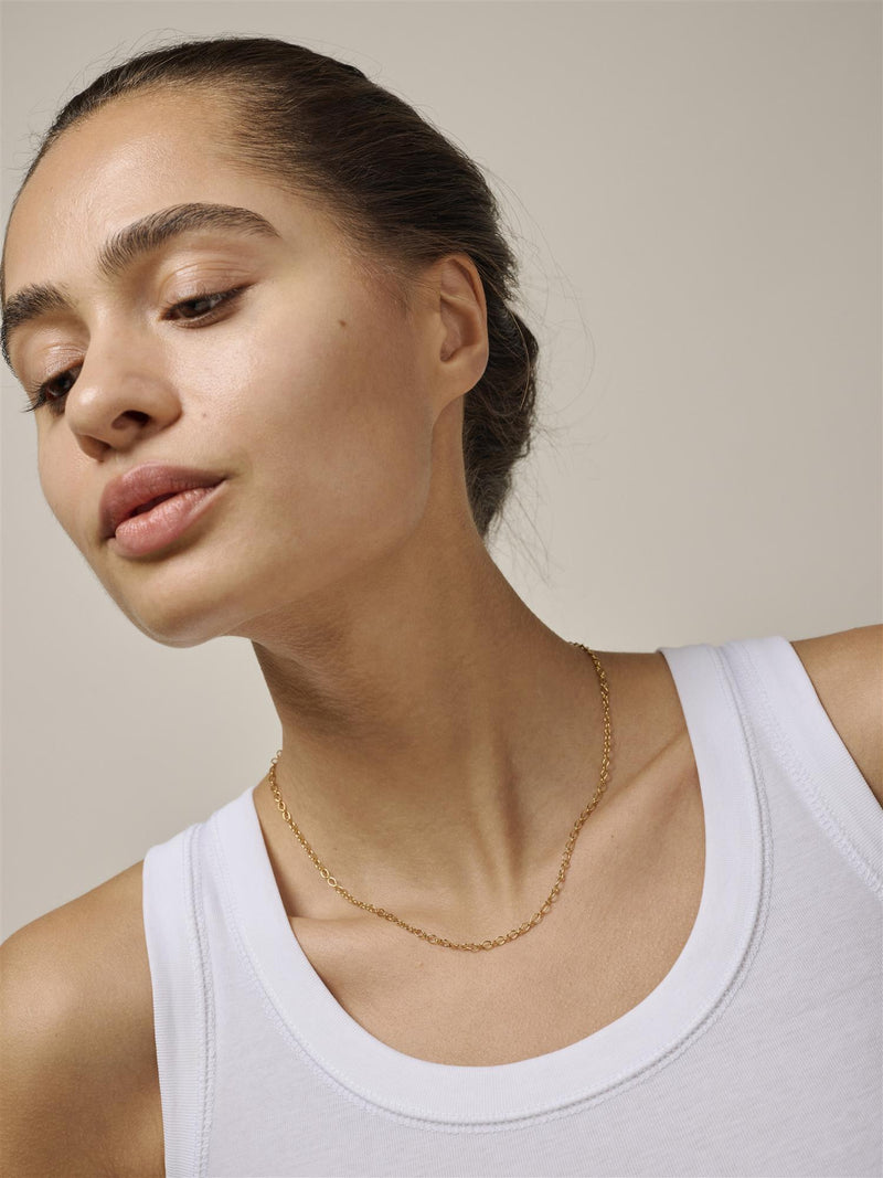 Enamel Simple Charm Necklace
