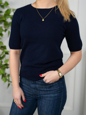 Dear Dharma Marthe Tee Navy