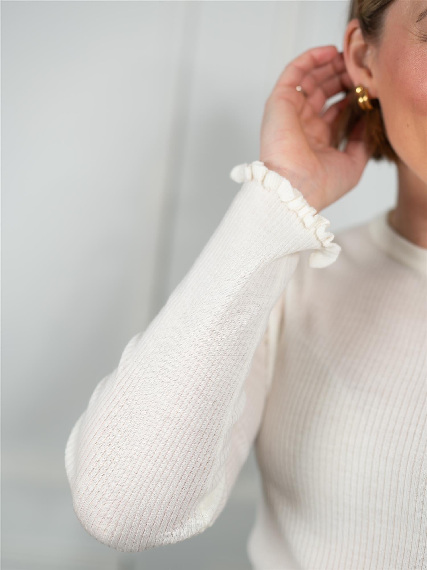 Christian Aks Manu Merino Sweater White