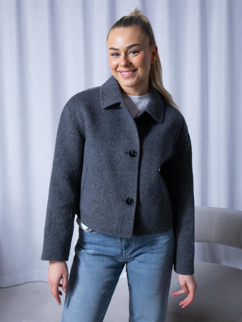 Camilla Pihl Adara Jacket Dark Grey Mel