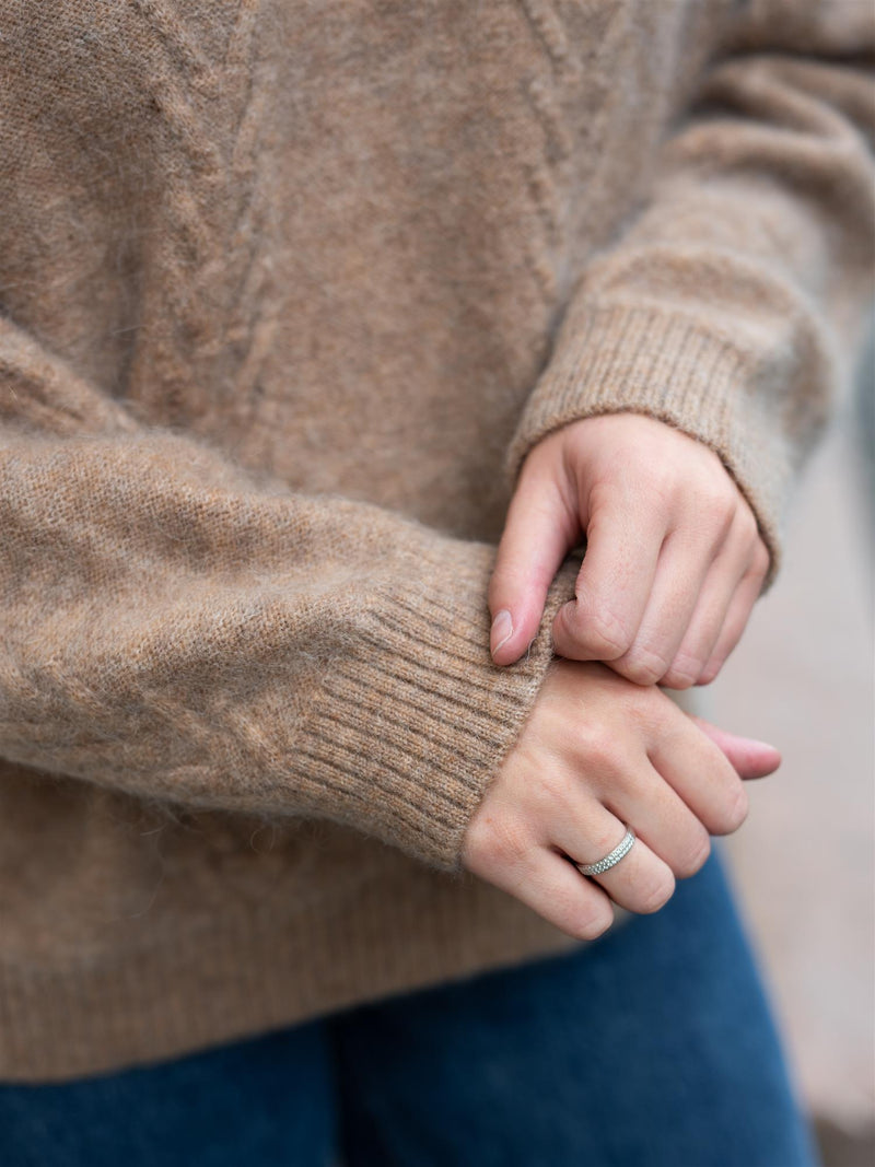ONE and OTHER Marla Sweater Camel Melange