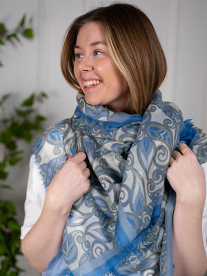 Mala Alisha Scarf Delicate Blue