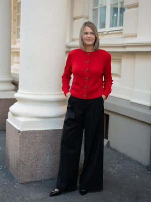 Ella&il Elana Merino Jacket Bright Red