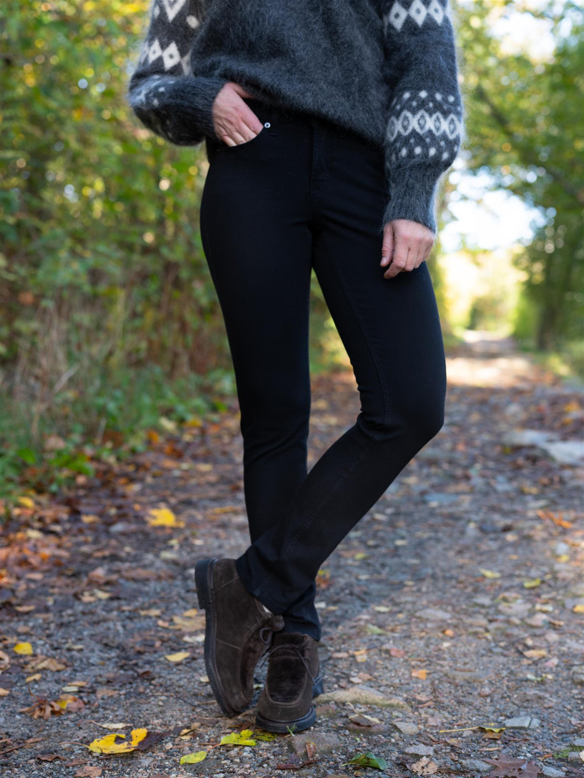 Piper Long Basic Rinsed Wash Black