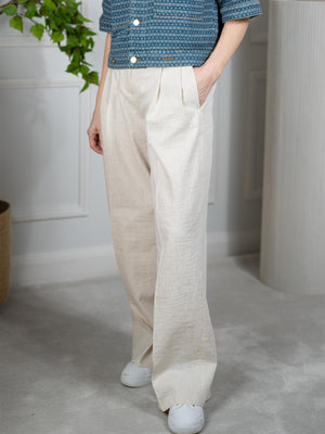 Cambio Addison Pinstripe Cream