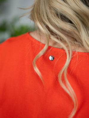 Mos Mosh MMRraina Alexis Blouse Spicy Orange