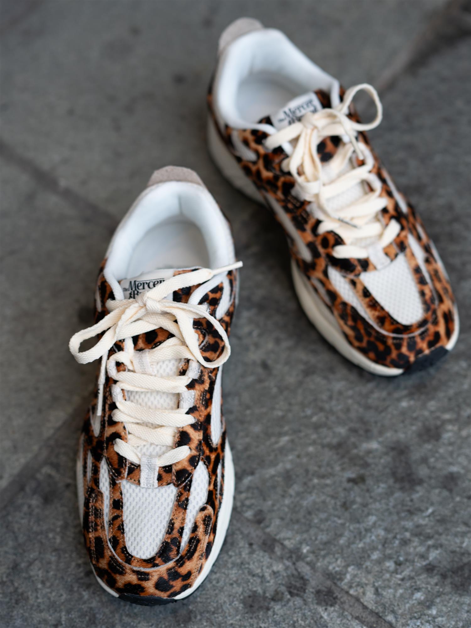 Mercer The Re Run Leopard Off White