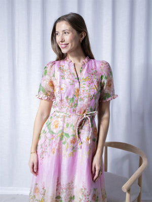 Hale Bob Haley Long Dress Pink