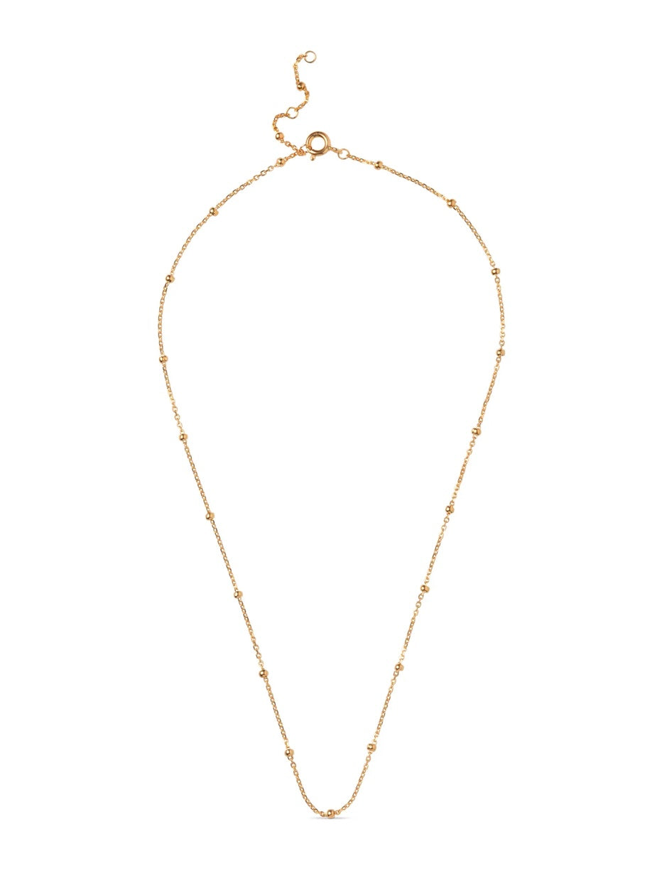 Enamel Beaded Chain Necklace