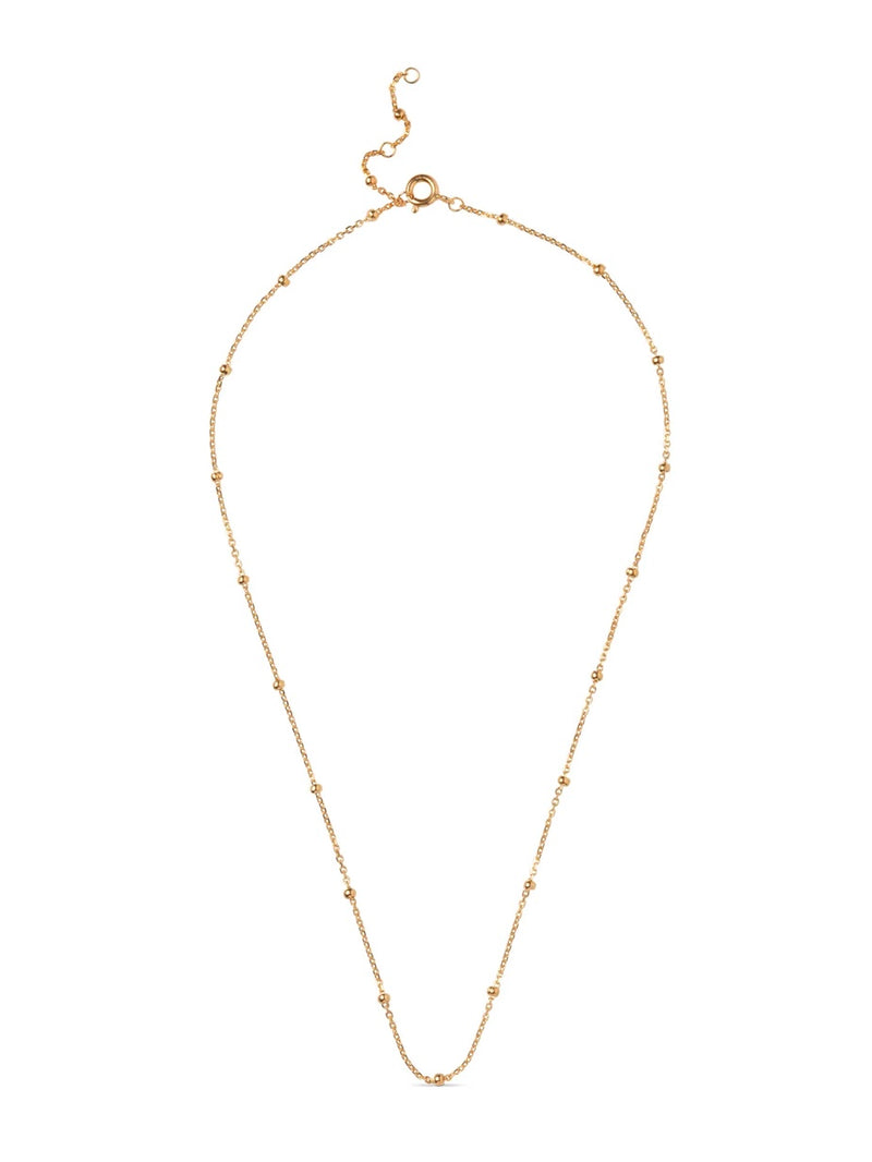 Enamel Beaded Chain Necklace