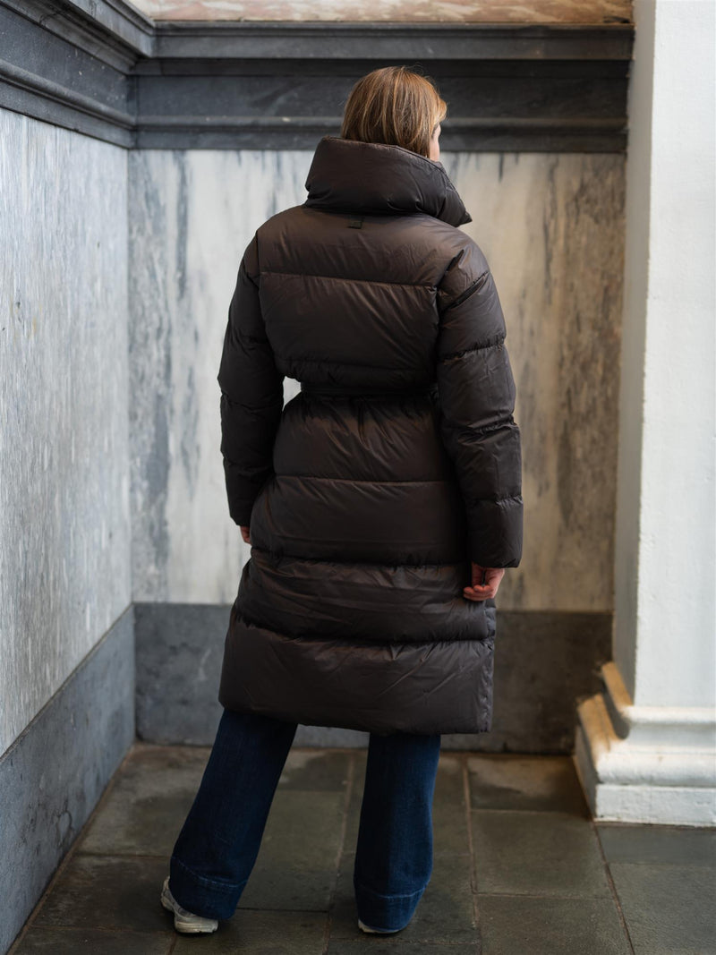 Camilla Pihl Dakota Down Coat Dark Brown