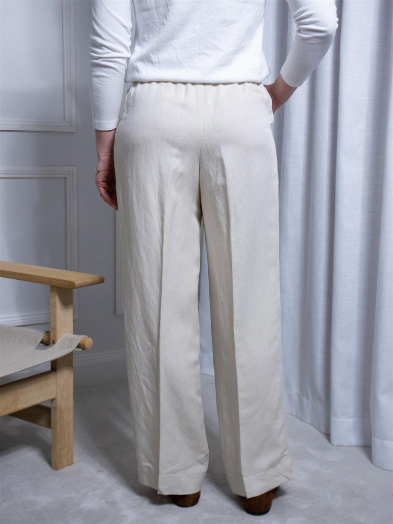 Gant Rel Linen Blend Pull On Pants Putty