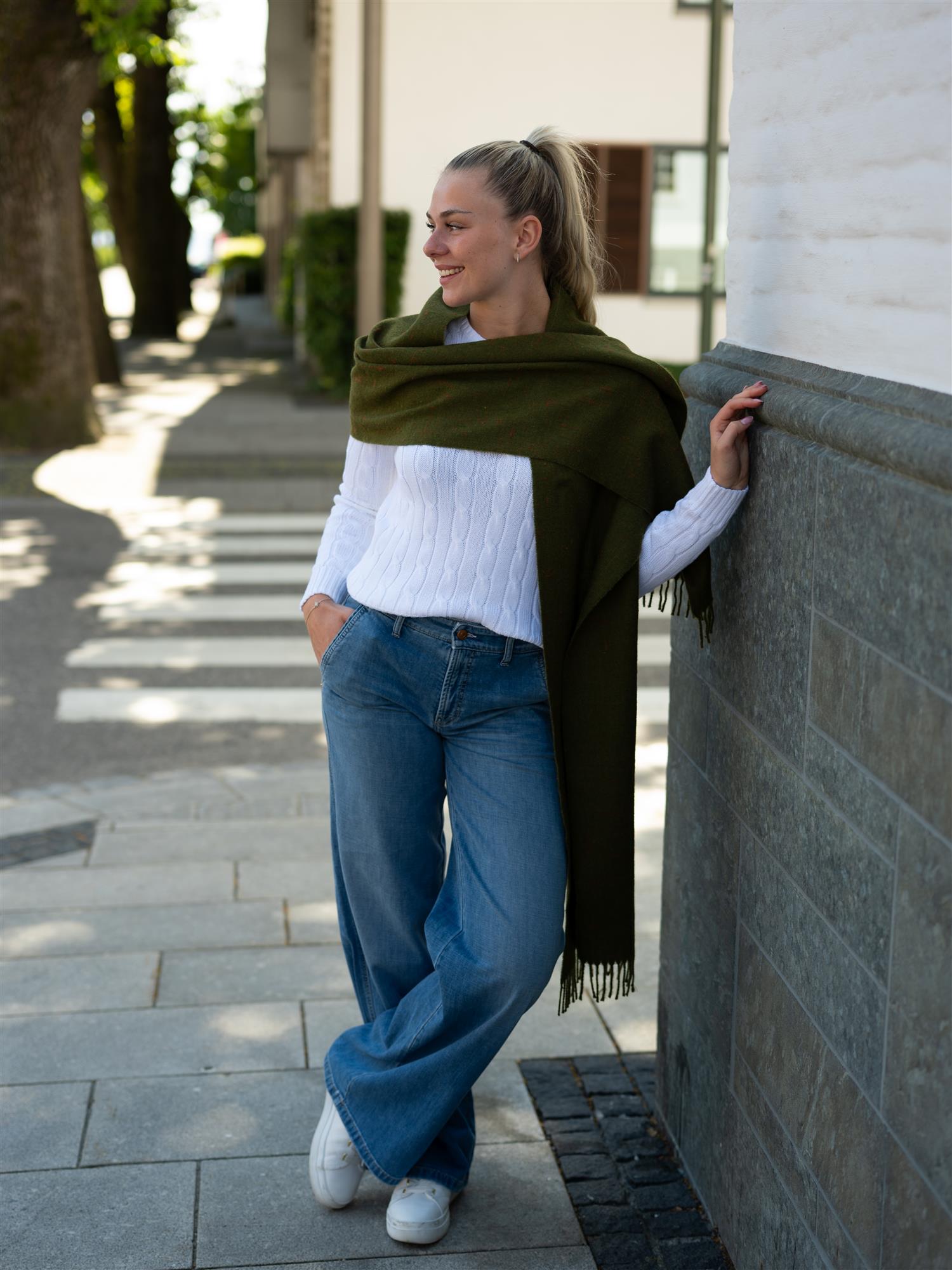 Jeanerica Sam scarf Green