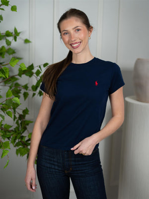 Polo Classic Cotton Crewneck Tee Navy