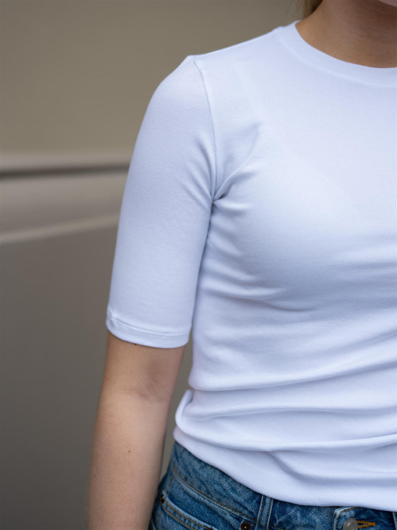 Julie Josephine Marianne Rib tee White