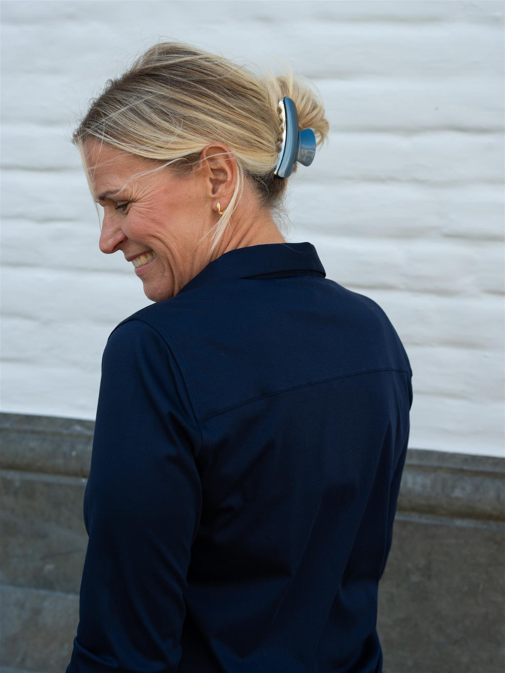 Mos Mosh Tina Jersey Shirt Maritime Blue