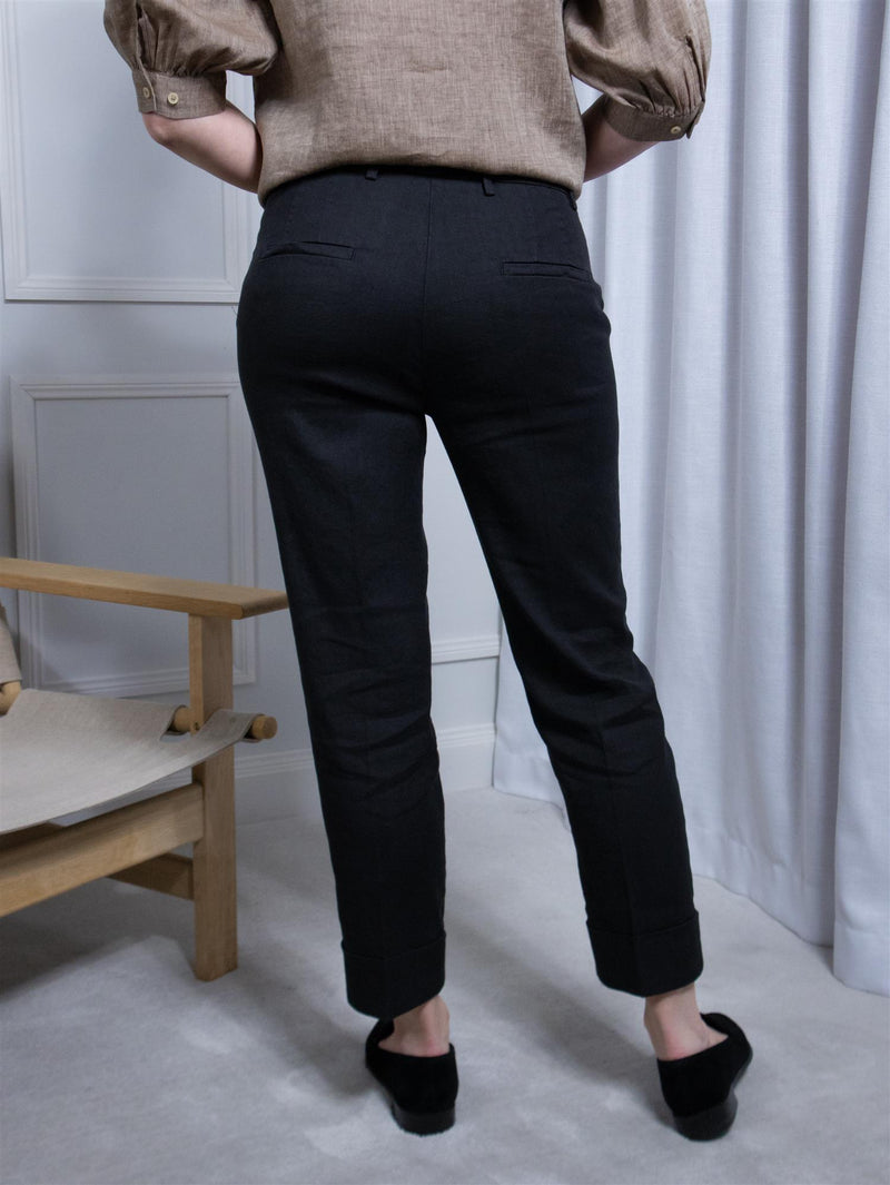 Cambio Krystal Summer Linen Washed Out Black