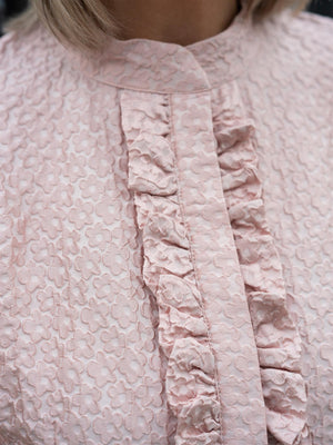 Janne Formoe Puffmedpaffblusen Pink