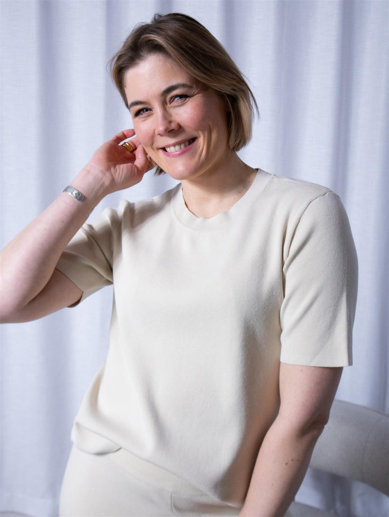 Stenströms Juliana Short Sleeve Offwhite