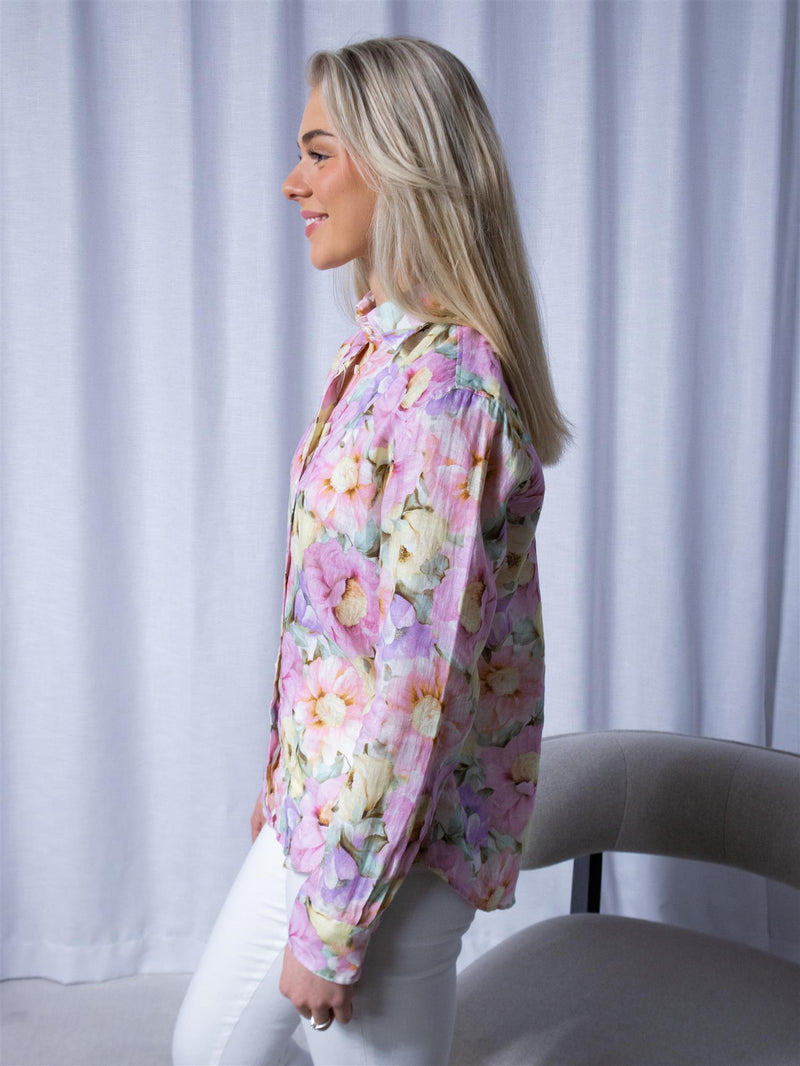 Stenströms Siri Shirt Light Pink Pattern