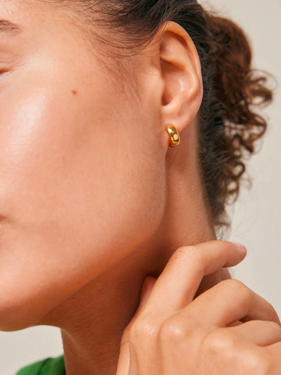 Enamel Classic Wide Hoops