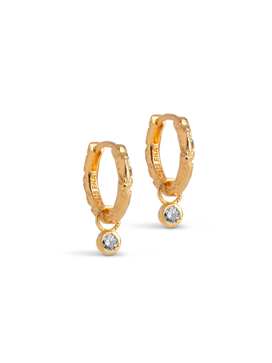Enamel Belle Hoops