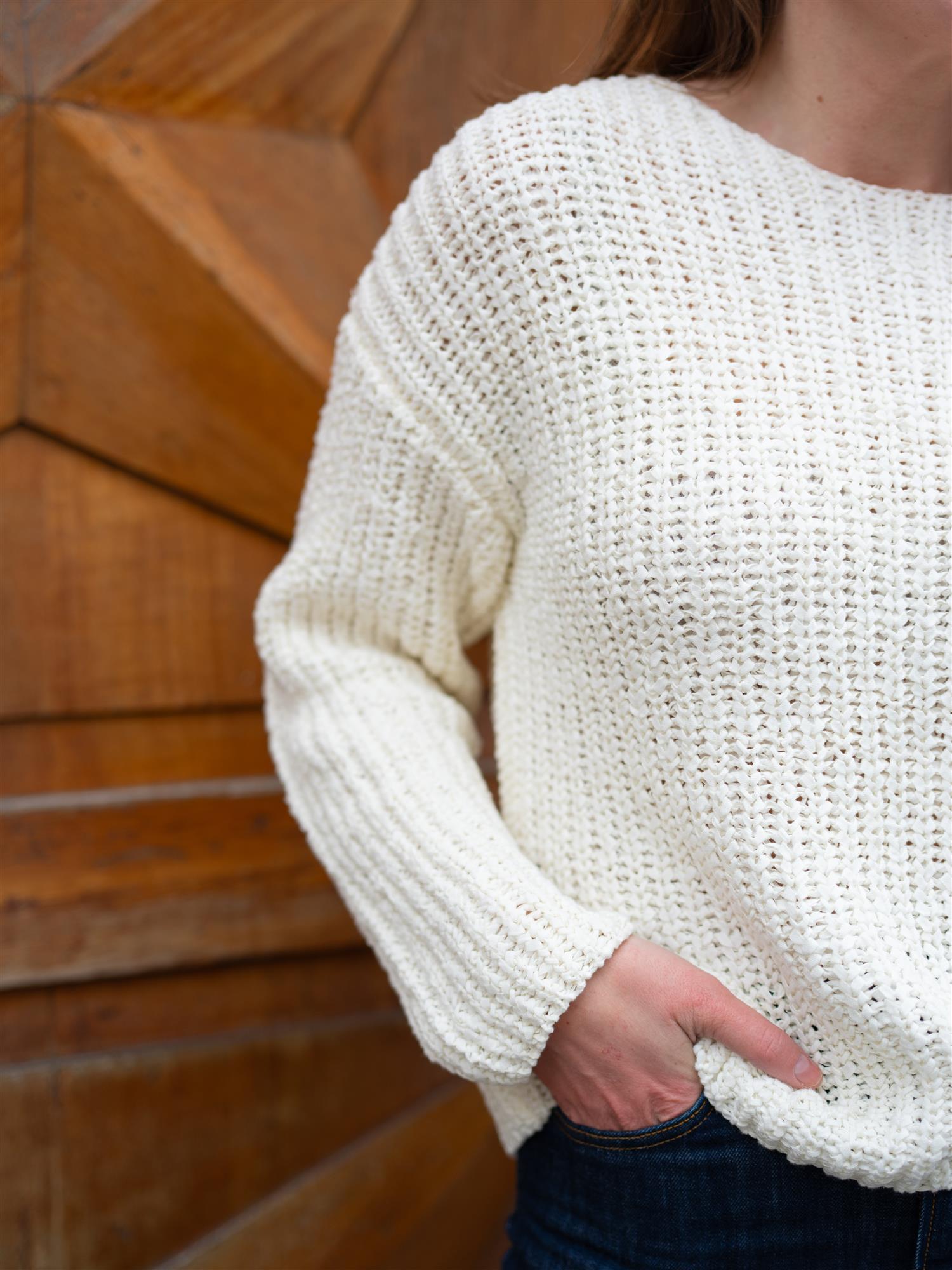 ONE and OTHER Demi knitted Sweater Offwhite