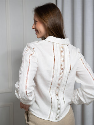 Camilla Pihl Fabiana Blouse White