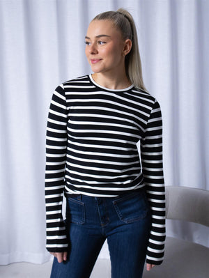 Stylein Canvey Top Black Striped