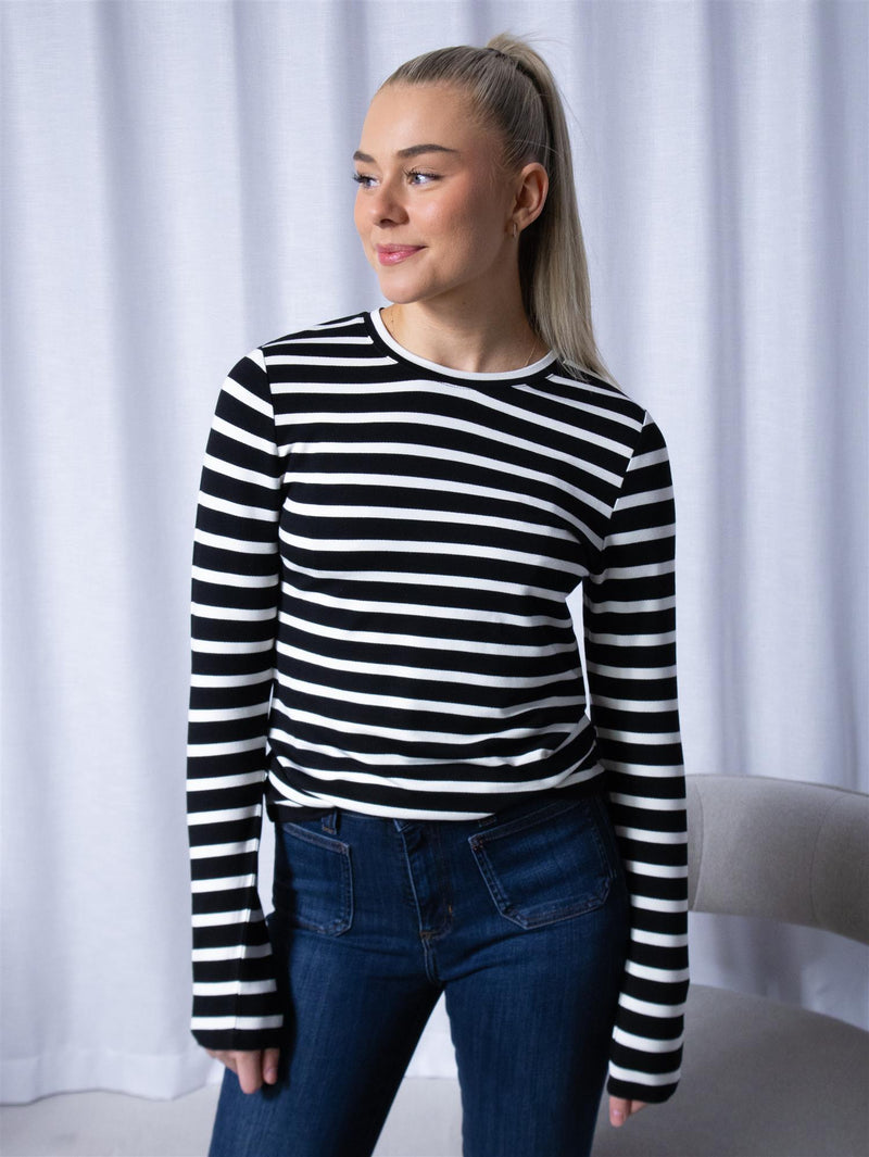 Stylein Canvey Top Black Striped