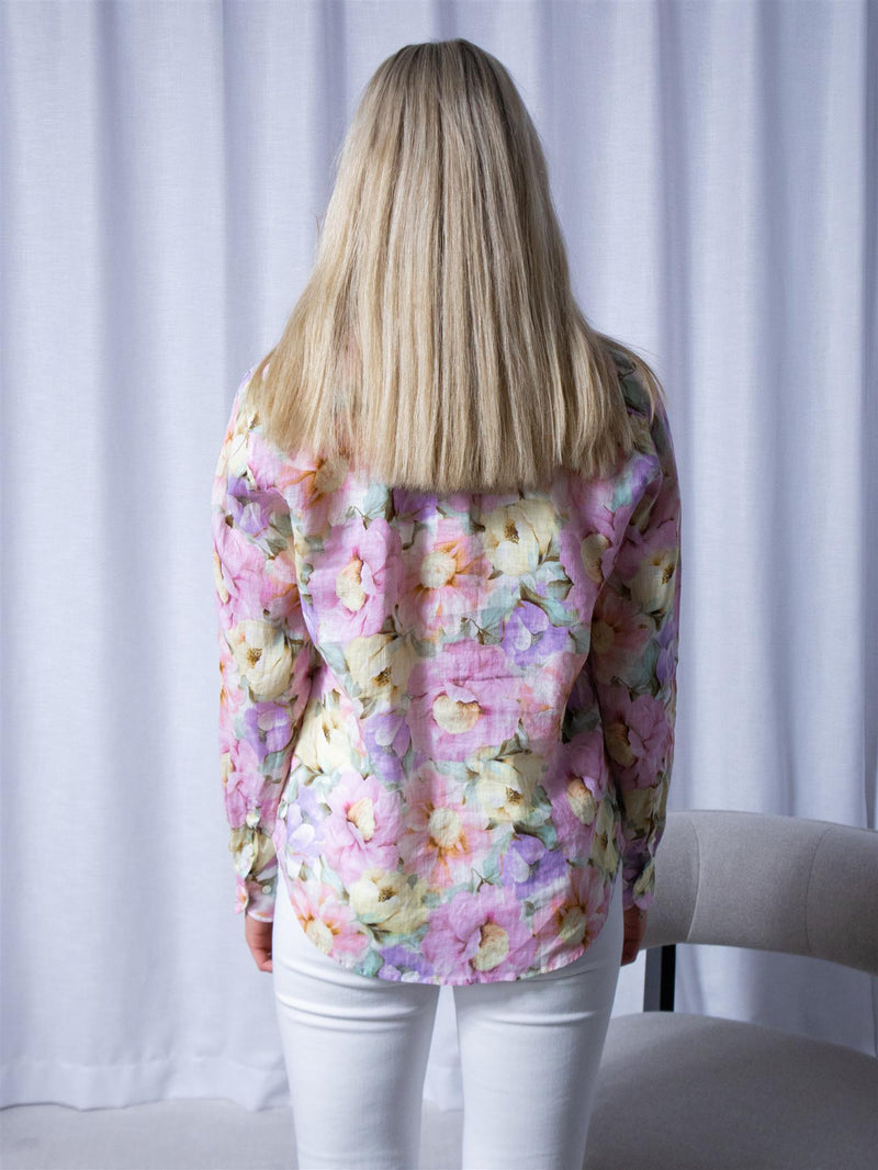 Stenströms Siri Shirt Light Pink Pattern